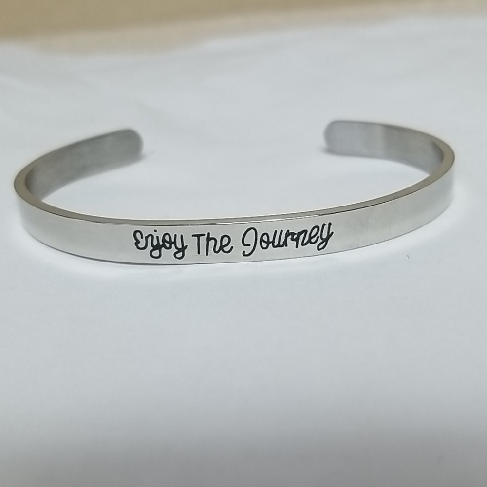 Cuff Bracelet - Enjoy The Journey